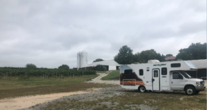 Cruise America RV at harvest host winery